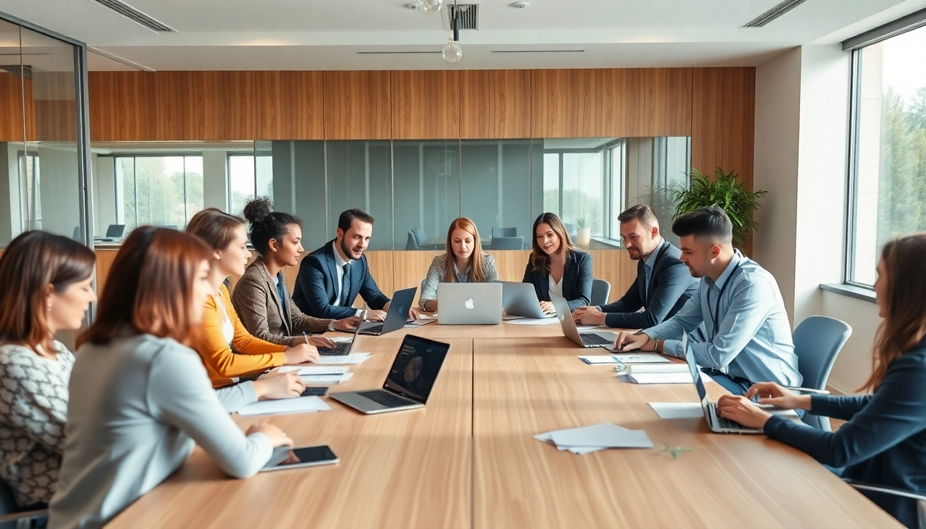 Professionals diskutieren strategisch über Rekrutierung mit einem Headhunter Heidelberg.