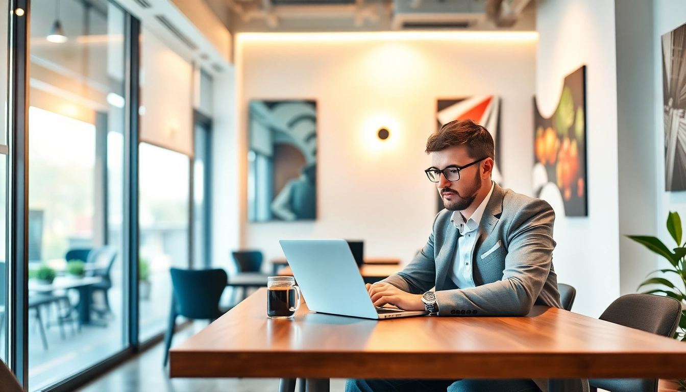 Headhunter Gastronomie bewertet Lebensläufe in modernem Büro mit einladendem Licht.