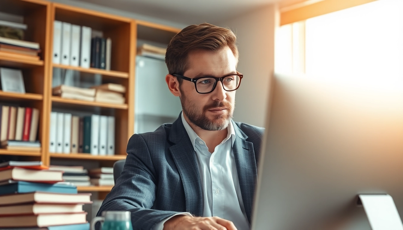 Professioneller Headhunter Gelsenkirchen berät über Personalvermittlung im Büro.